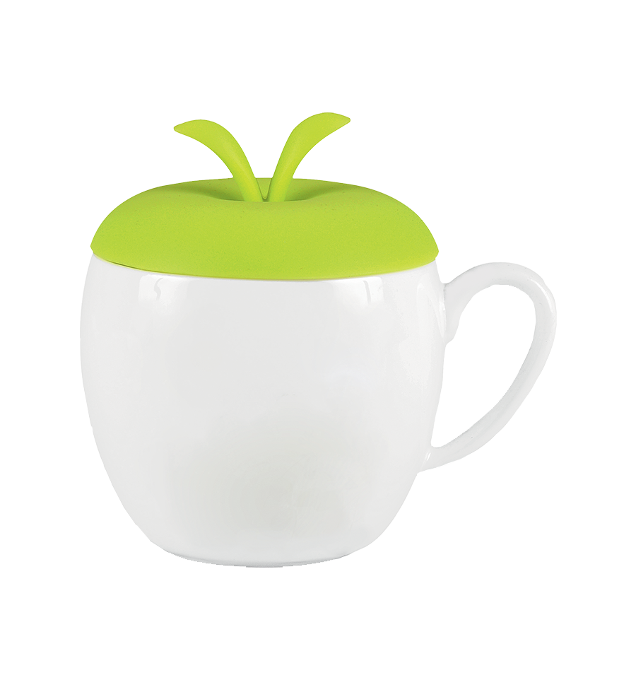 Apple cup. Кружка яблоки. Кружка с крышкой. Крышка для чашки. Крышка силиконовая для кружек.