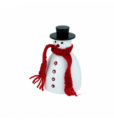 Снеговик музыкальный с диктофоном "Поздравляю!"